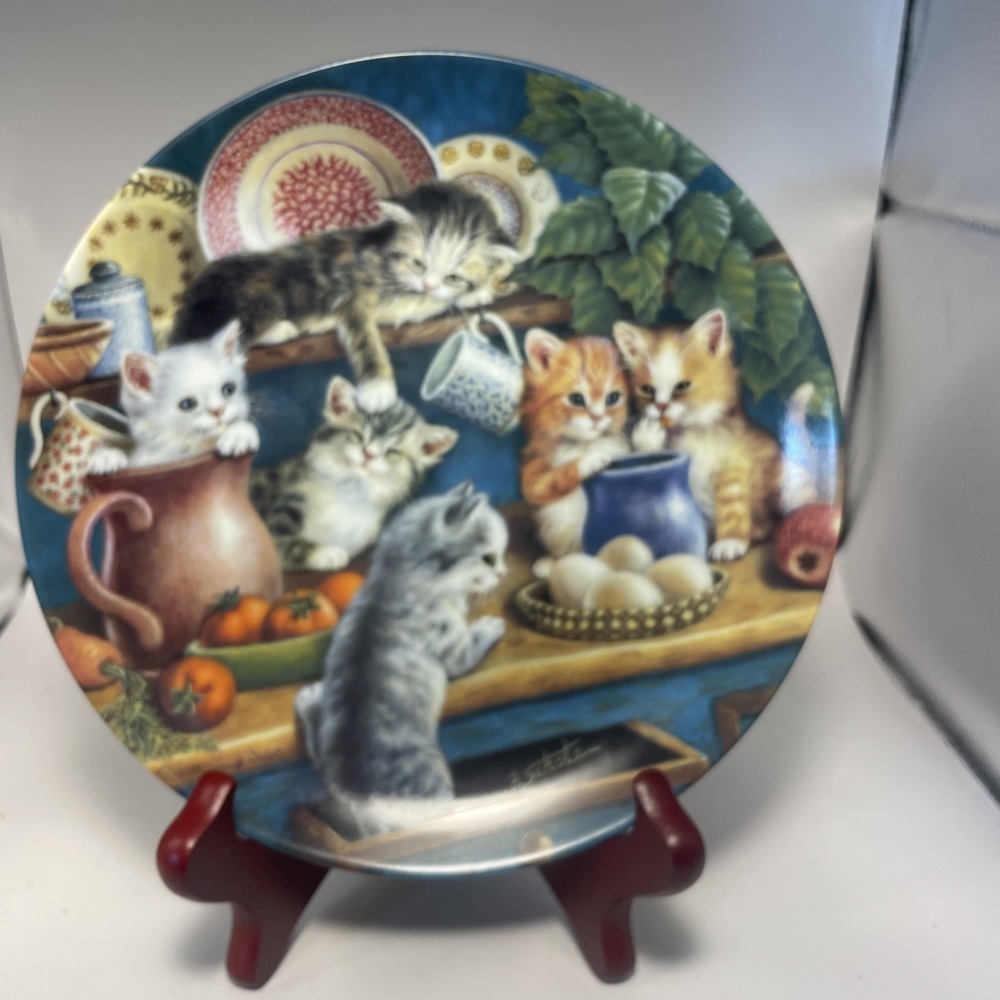 Frisky Felines Little Rascal Cat Kitty Jurgen Scholz 4‎ Curious Kittens